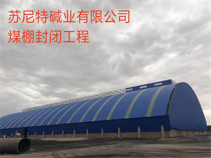 泰安碱业有限公司煤棚封闭工程