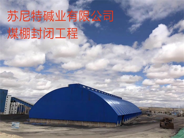 泰安碱业有限公司煤棚封闭工程